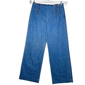 (NWOT) Guideboat Co. Denim Sailor wide leg Pants sz 32